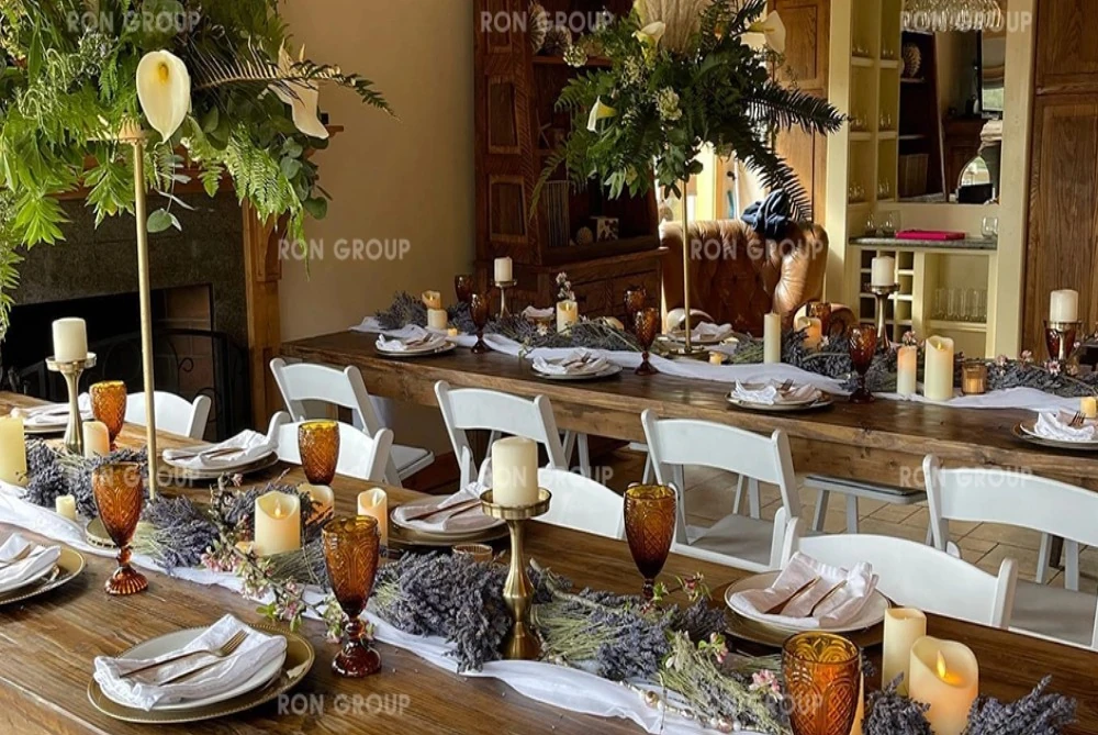 RON GROUP premium tableware for exquisite wedding dining setup