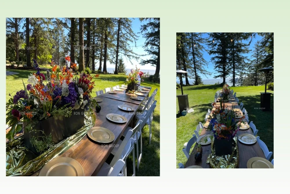 RON GROUP high-end tableware for elegant wedding dining arrangement