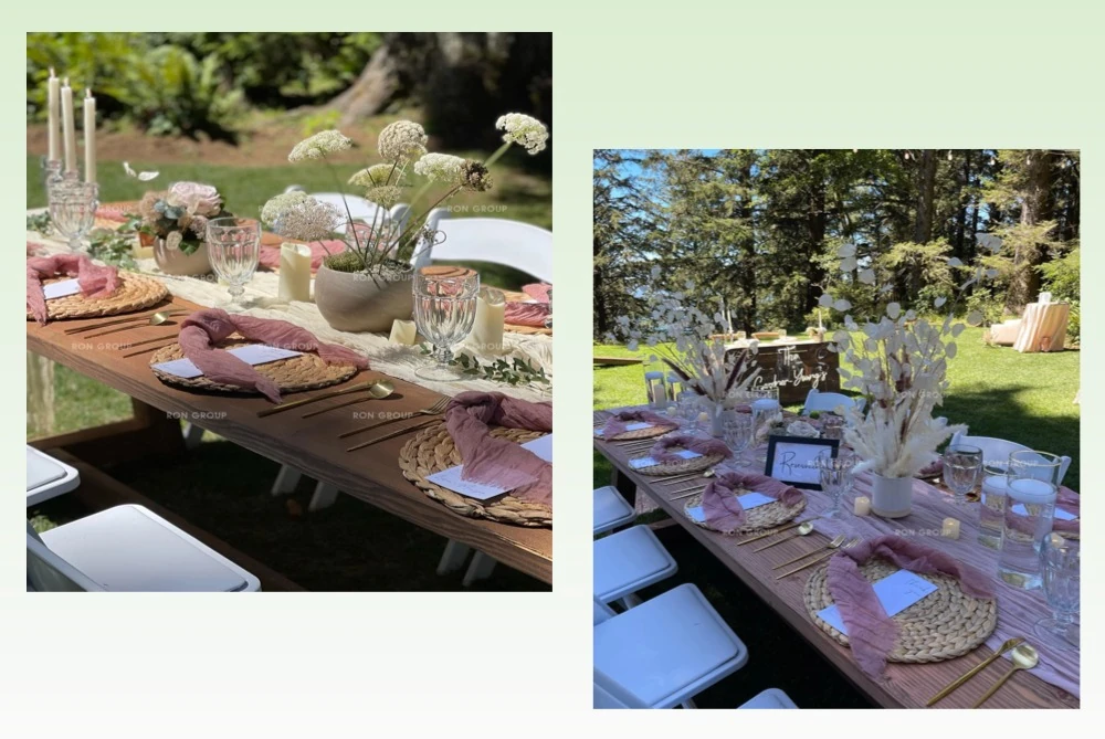 RON GROUP luxury tableware set for sophisticated wedding table setting