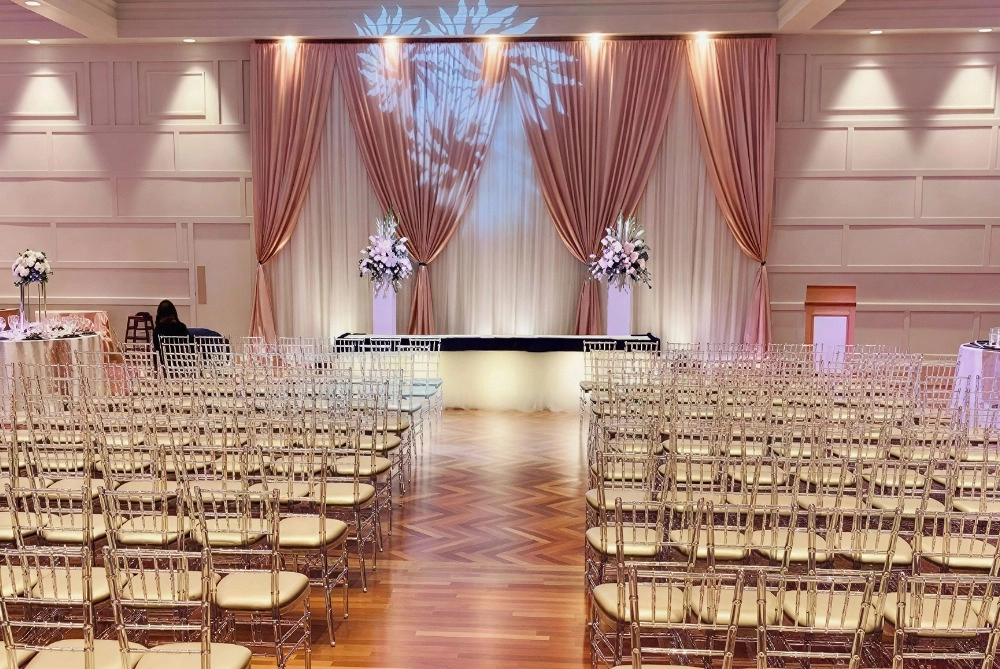 Ascott Parc outdoor wedding with RON GROUP banquet furniture