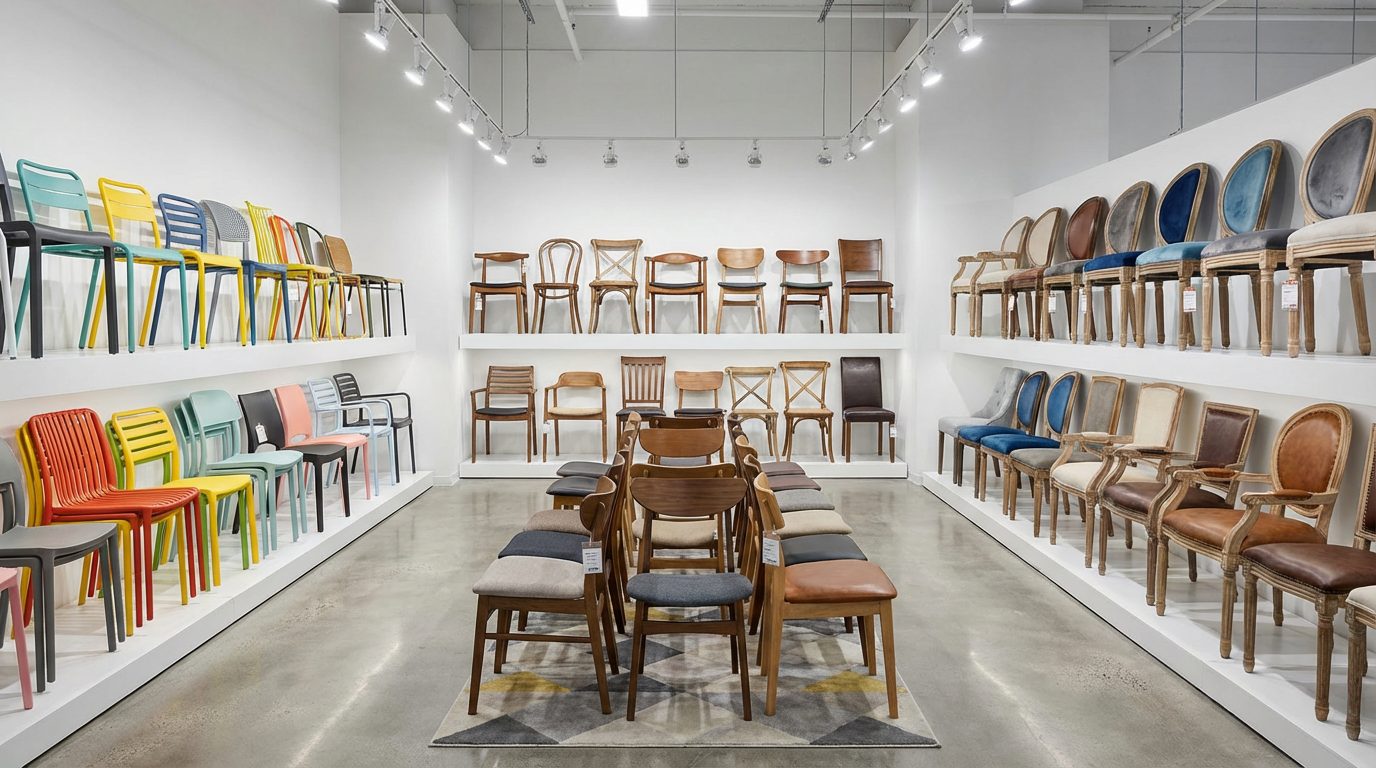 restaurant furniture budget showroom