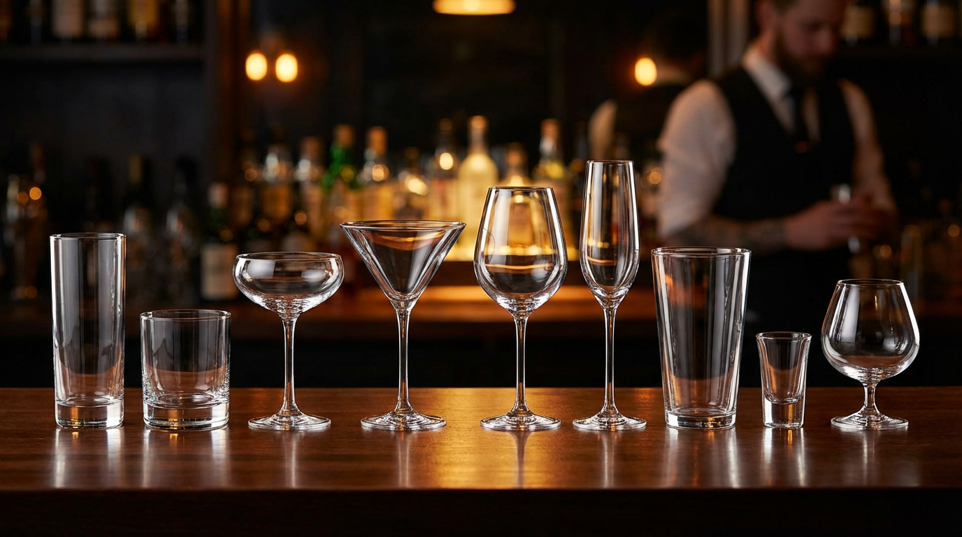 Bar Glassware 101: Types, Uses, and How to Stock Your Bar