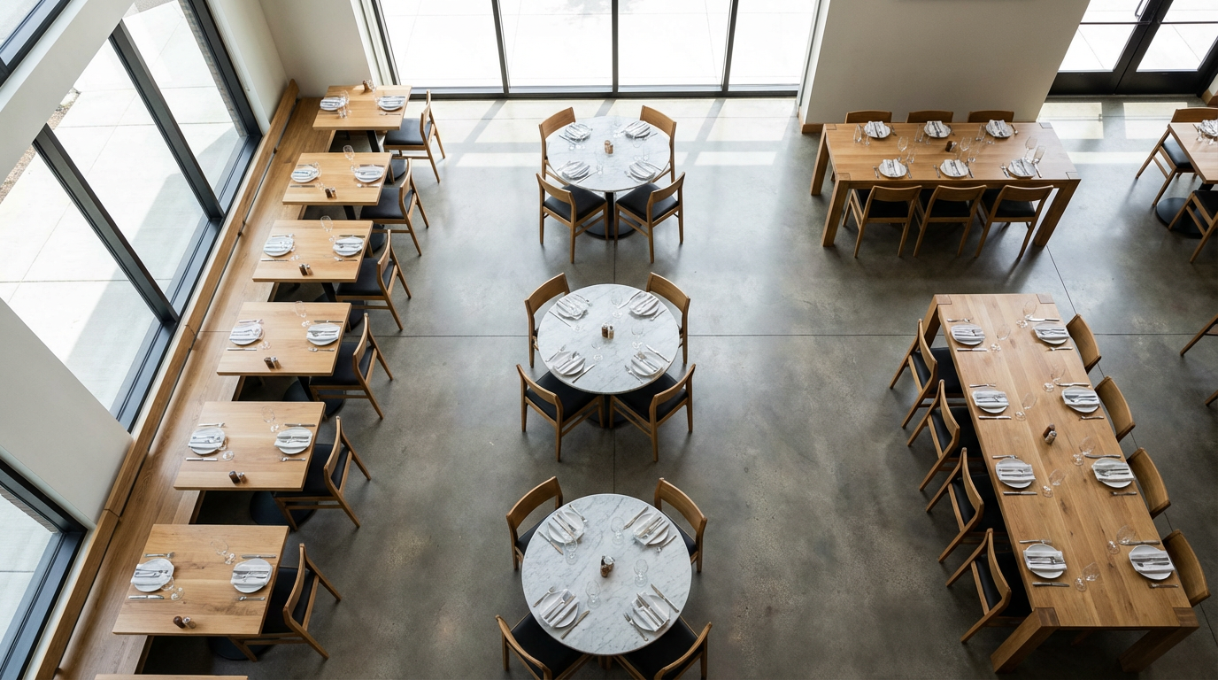 Restaurant Table Sizing Guide: How to Match Tables to Your Floor Plan
