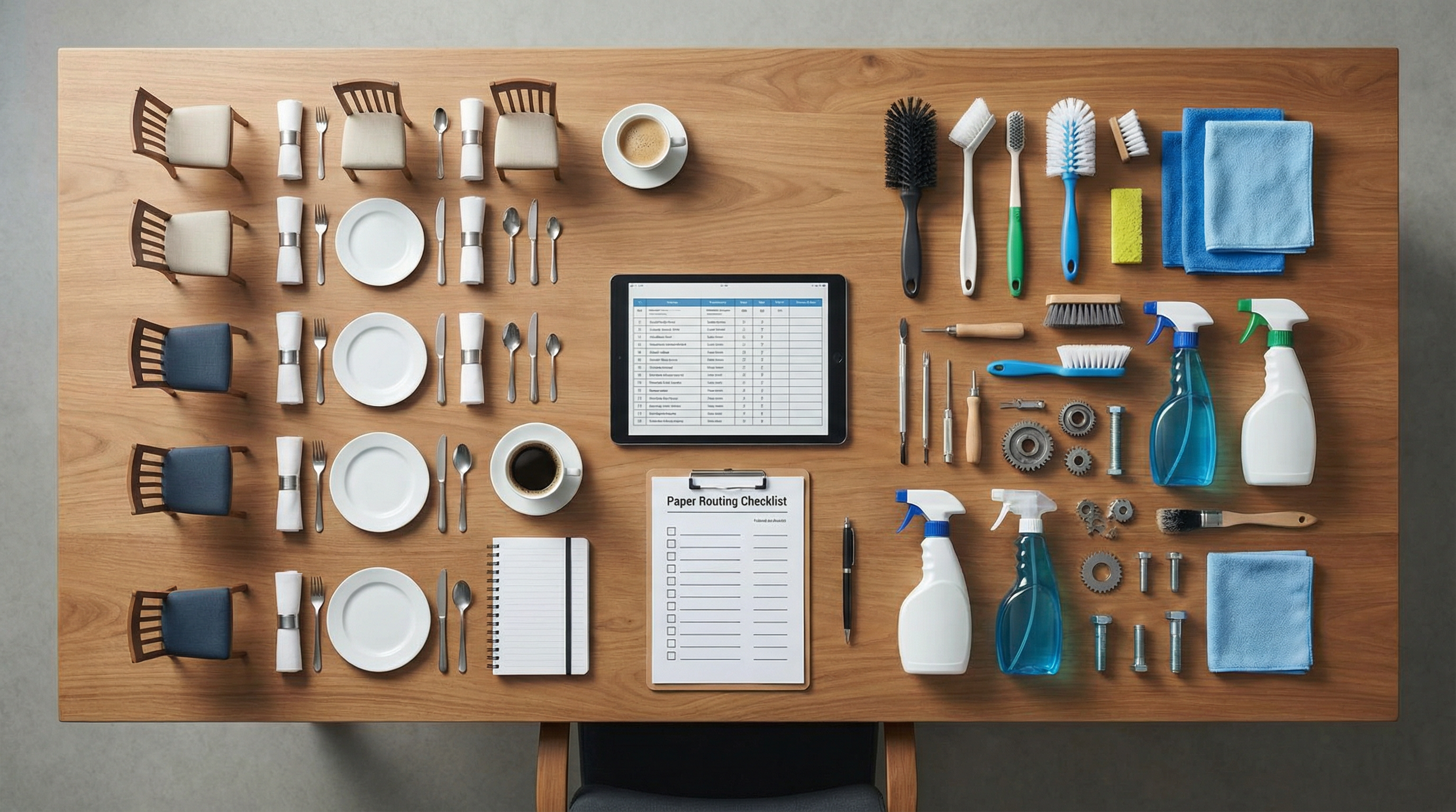 Decision framework table showing which hospitality supply categories to source from China vs locally, including hybrid strategy recommendations