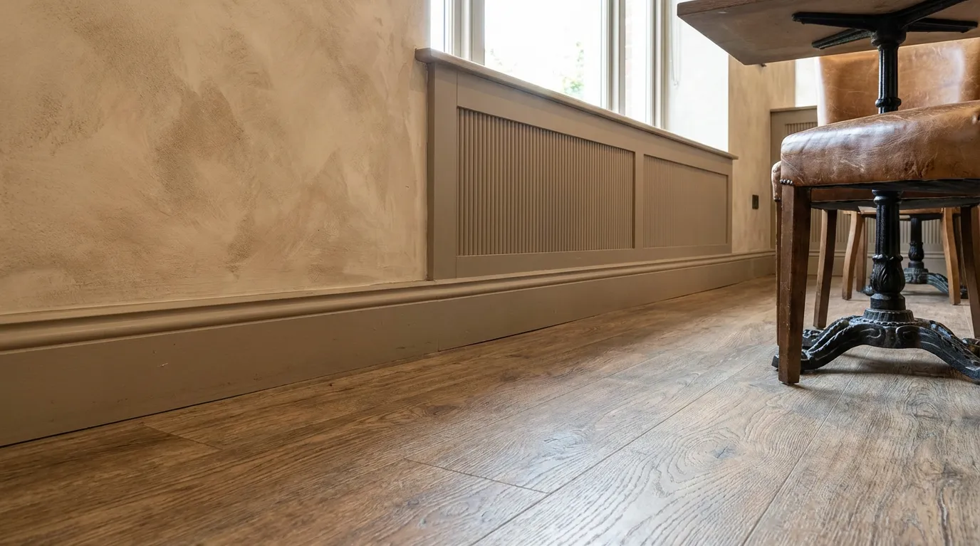 Cost Effective Restaurant Materials LVT - Luxury Vinyl Tile flooring and engineered surfaces for budget-conscious renovations