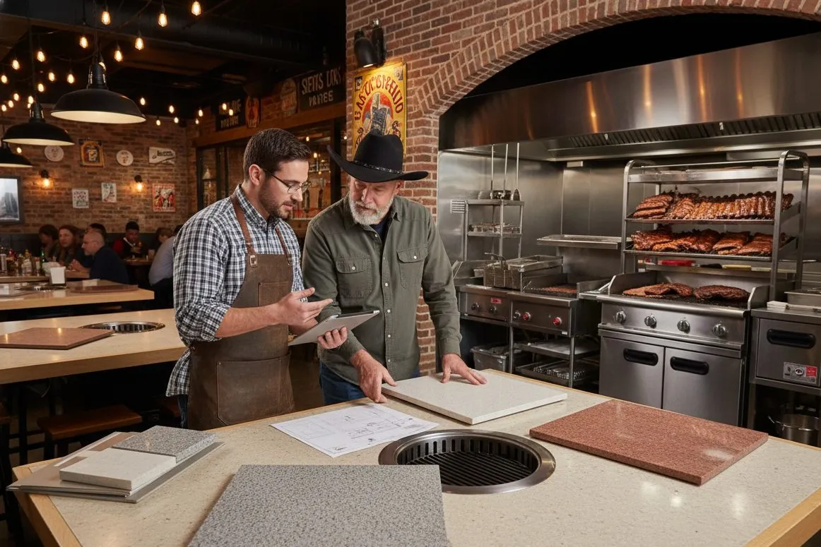 BBQ & Hot Pot Tabletop Materials: Durability, Hygiene & ROI