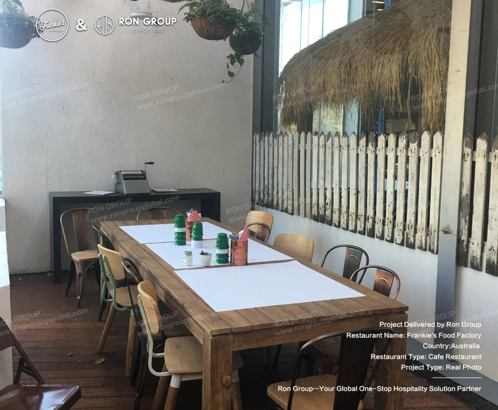 RON-GROUP_FRANKIES-FOOD-FACTORY_Communal-Wooden-Dining-Table-Setup RON-GROUP_FRANKIES-FOOD-FACTORY_Communal-Wooden-Dining-Table-Setup