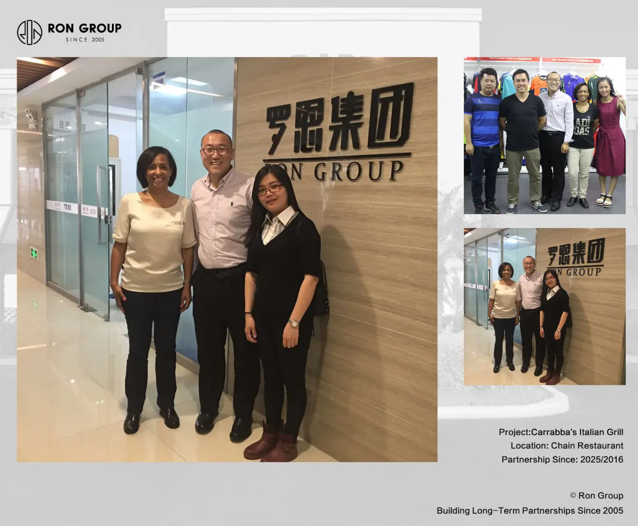 RonGroup_Carrabbas_Strategic_Partnership_And_Client_Visit
