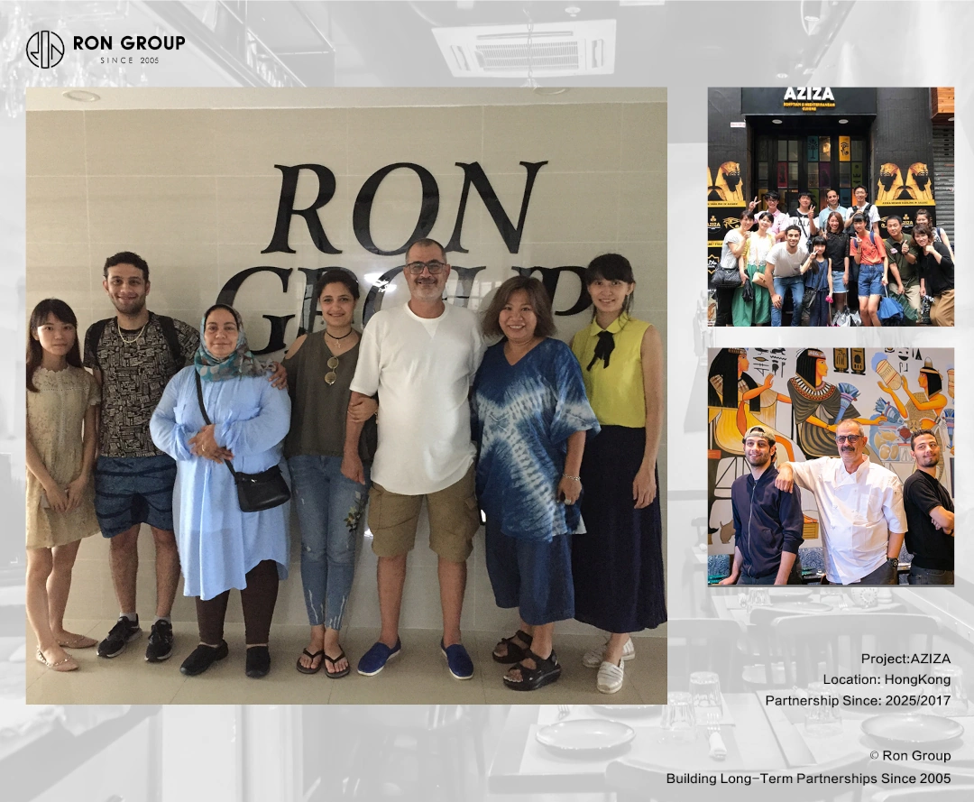 AZIZA and Ron Group long-term partnership since 2017/2025