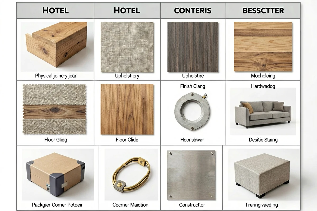 Hotel Public Area Furniture Specifications Guide procurement scene
