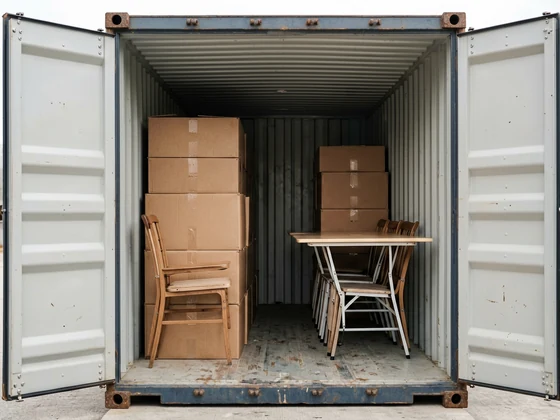 Restaurant Furniture Container Loading