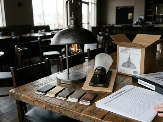 Restaurant Lighting Supplier Review: Release Evidence Before Purchase Order