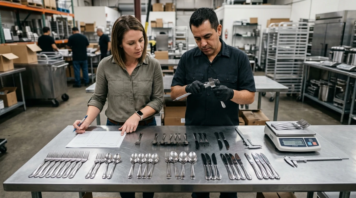 Restaurant Cutlery Specification Guide: Steel Grade, Weight, Finish, and RFQ Samples