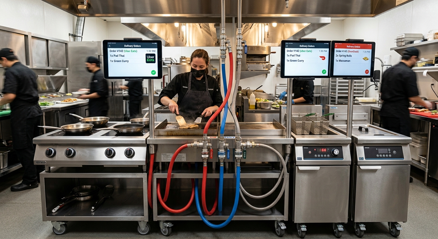 The Rise of Ghost Kitchens: What It Means for Commercial Kitchen Equipment