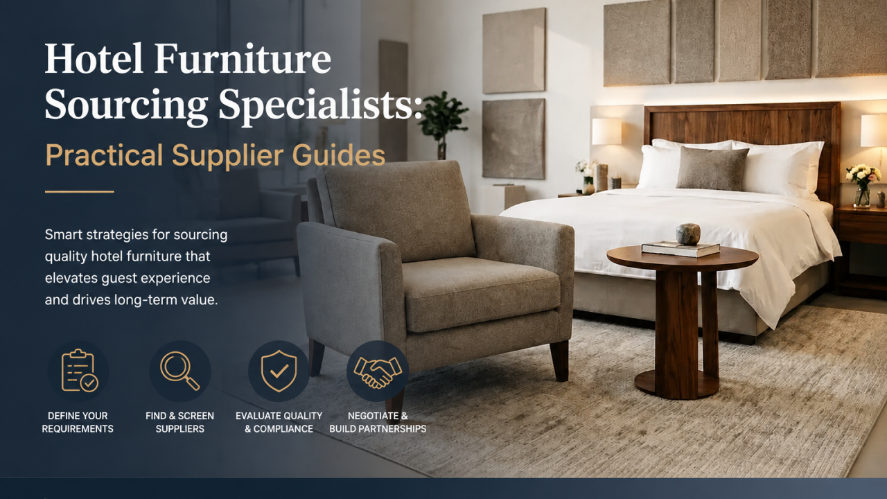Hotel Furniture Sourcing Specialists: Practical Supplier Guide