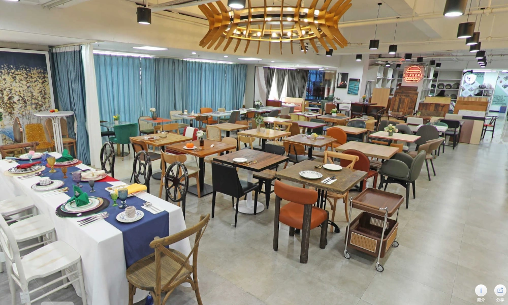 Commercial Restaurant Furniture and Custom Booth Seating Showroom