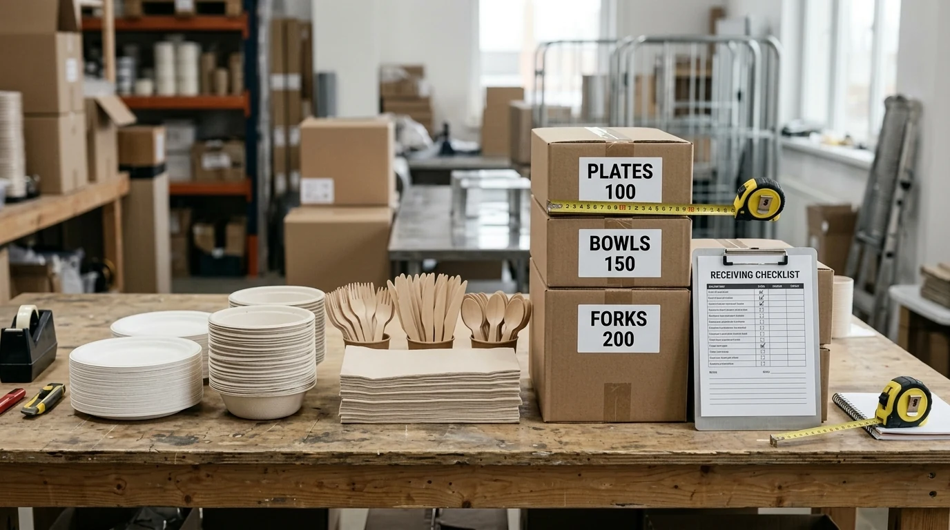 Restaurant Disposable Tableware Procurement Guide: Case Packs, Samples, and Reorder Controls