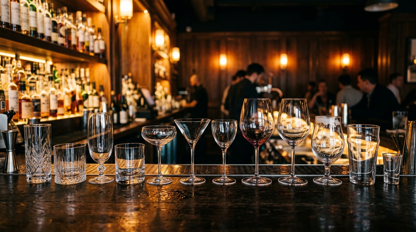 Bar Glassware 101: Types, Names, Uses, and How to Stock Your Bar
